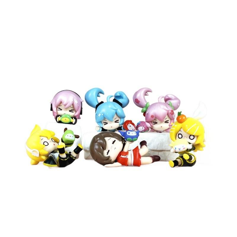Miku Pvc Hatsune Models Toy With Falling Design For Otaku And Gifts Kids