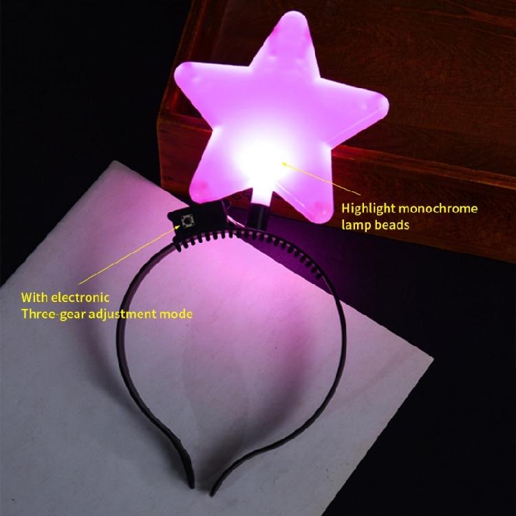 Light up Head Hoop Hair Ornament Versatile Styling Tool for Children Adults Photo Props
