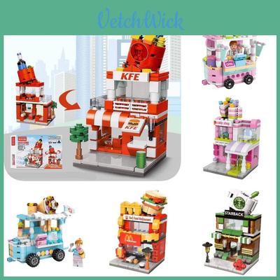High-quality Abs Plastic Building Blocks Compatible With City Street Scene