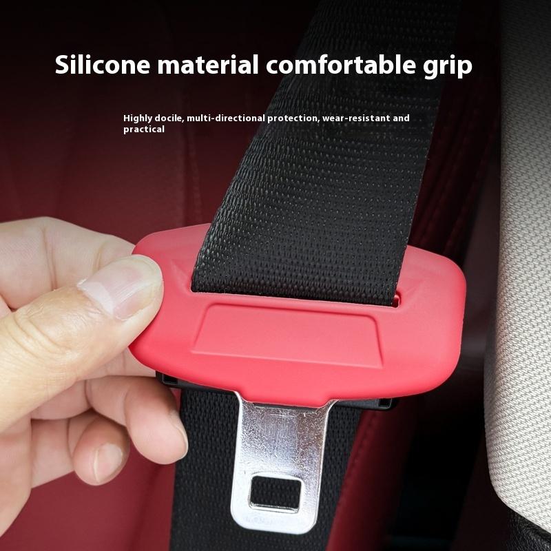 For BMW 5 Series i5 24-25 Seat belt buckle cover Silicone CasePlug Anti scratch Case Car interior accessories