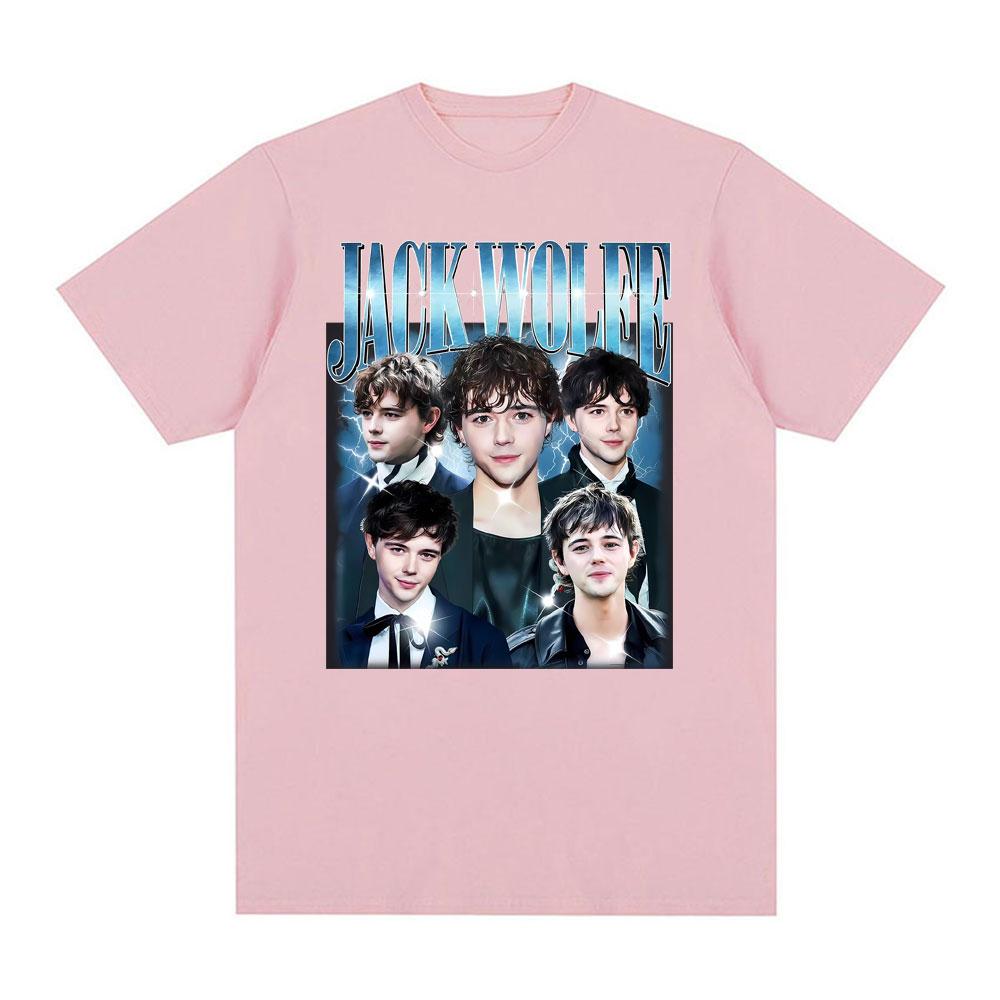 Jack Wolfe Vintage 90s Broadway Actor Graphic T-shirts for Men Women Fashion Trend T Shirt Oversized T-shirt