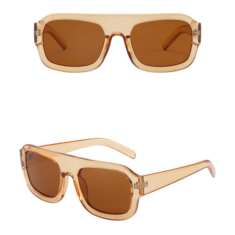 Fashion Square Retro Sunglasses Trendy Sunscreen Glasses Outdoor Sunshade Uv Protection Eyewear