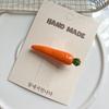 Funny Realistic Food Vegetable Barrettes Novelty Shape Hair Pins 2Pcs Random Styles Cute Hair Accessories for Party Favors