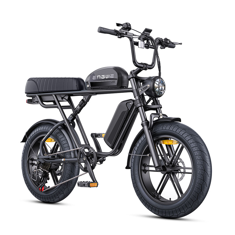 Engwe M1-D 250W 48V 28.6Ah Battery Dual Seat Electric Bicycle With Dual Suspension