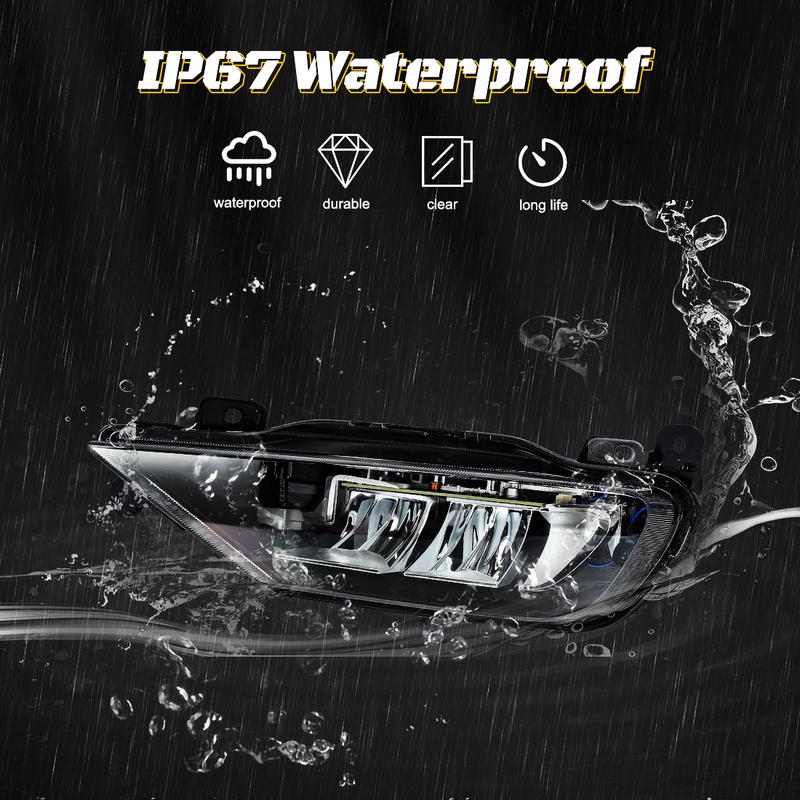 Frameless Fog Lamp For Volvo XC60 XC90 S90 V90 2018-2025 Daytime Running Light LED Front Fog Driving Light 32337364 32337365 12V
