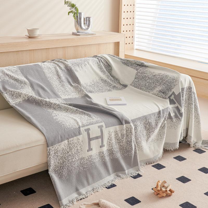 Chenille Sofa Towel Non-Slip Nordic Style Simple Modern Four Seasons Universal Cover Cover Sofa Blanket Cushion Full Cover Towel