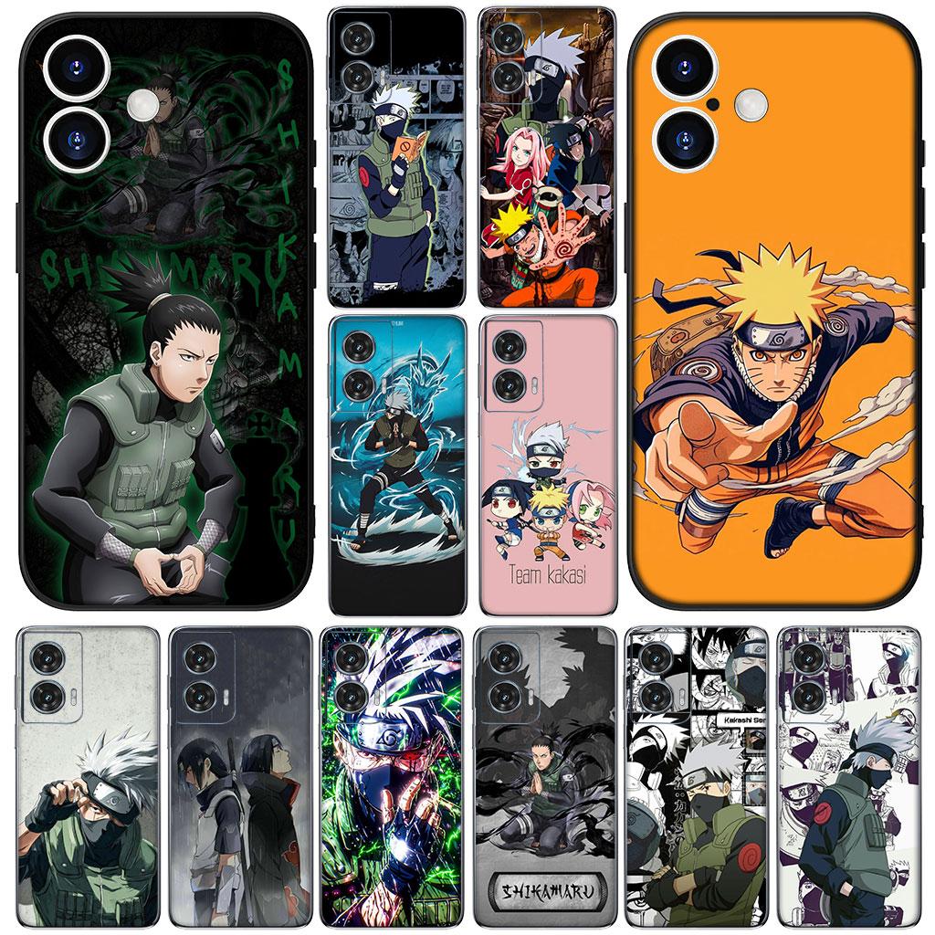 for Motorola Moto G82 G20 G22 G23 G32 G9 G8 G7 Power Plus G41 G52 G30 G71 E22 E13 E20 E32 Case Nara Shikamaru Narutos Kakashi