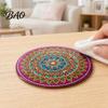 Furniture Protection Coaster 8PCS Coasters, Colorful Wood with Non-Slip Heat Insulation Multi-color Pack Waterproof Drink Holder, for Home Office
