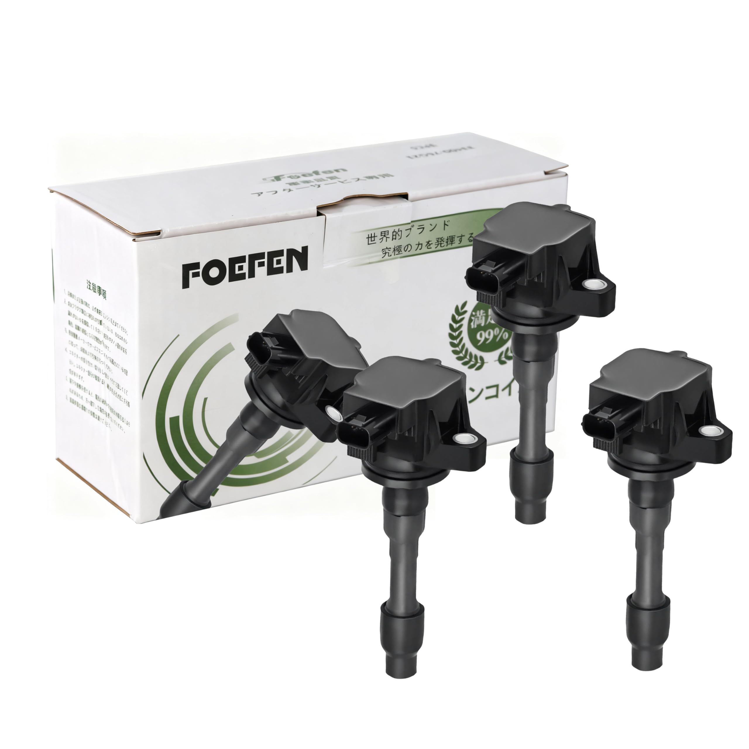 foefen Ignition Coil Set of 3 3 Pins for Honda