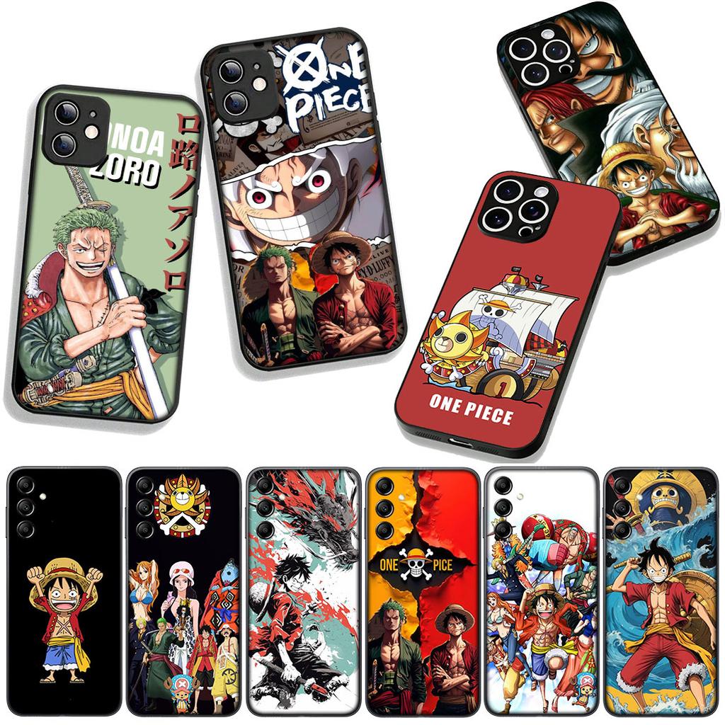 Phone Cover Luffy One Piece Roronoa Zoro Casing for Apple iPhone 16 15 14 Plus 13 12 Mini 17 Pro Max + ProMax 16E Air 15+ Case