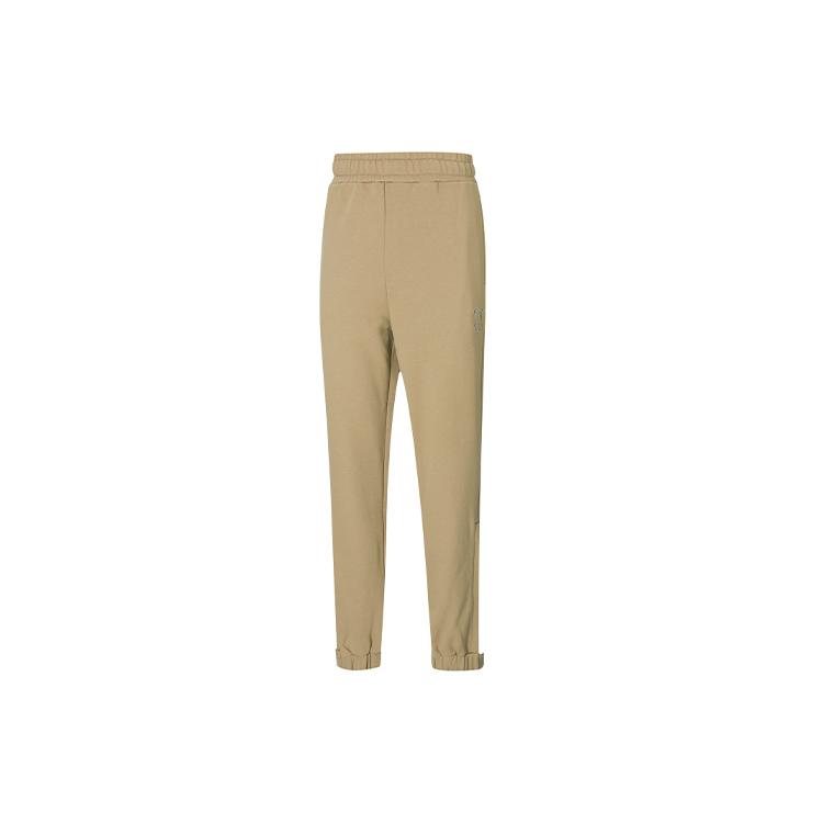Puma X Maison Kitsune Casual Pants Unisex Light Khaki Moderate Straight Fit Pants 532326-96