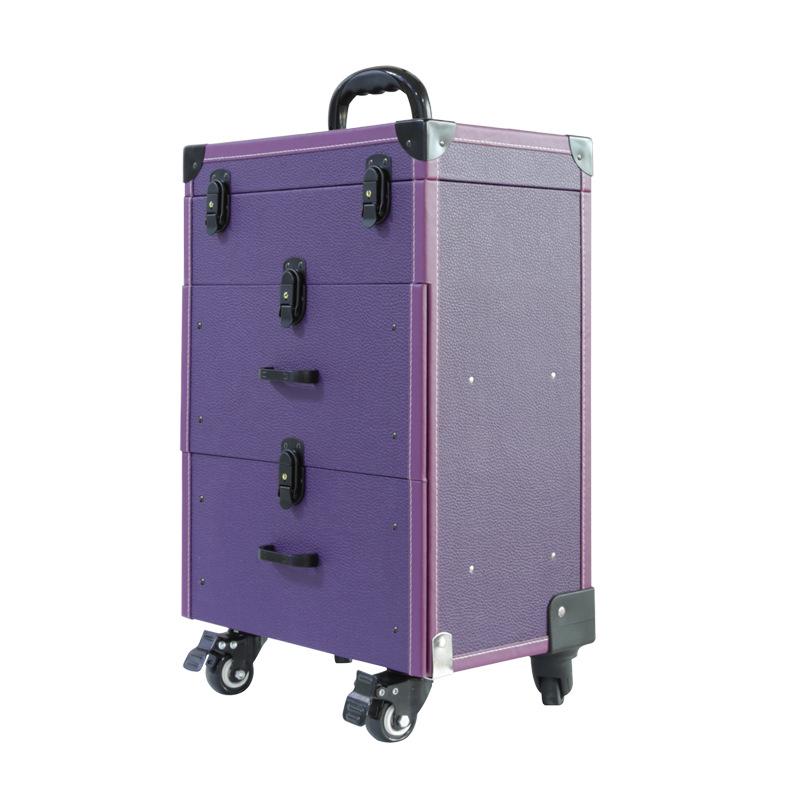 Профессиональная многослойная тележка для хранения тату- и нейл-инструментов с универсальными колесами с тормозами