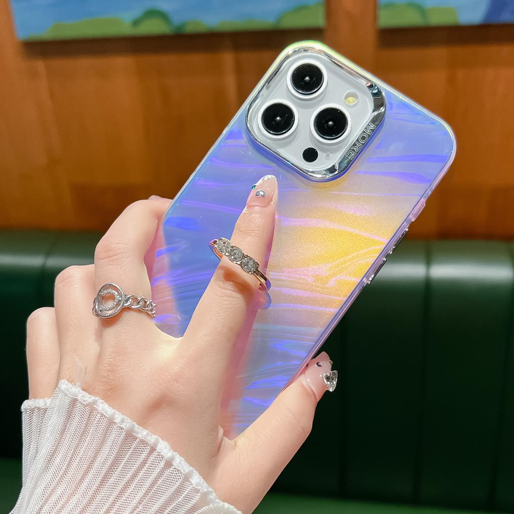 Dla iPhone 15 Pro IMD Elektroplaterowane Etui na Telefon Ring Kickstand Matowe PC+TPU Pokrowiec