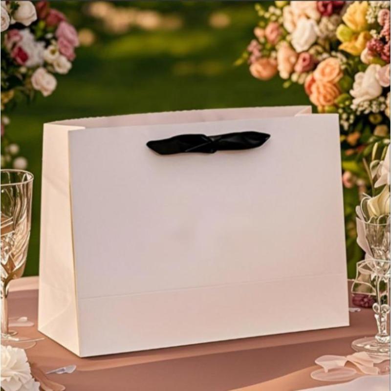 10pcs Gift Bags - Multipurpose Wedding, Bridal Shower, Birthday, Anniversary, General Gift Packaging for Valentine's Day, Universal Events