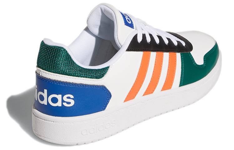 adidas Hoops 2.0 'White Green Orange' GY5898