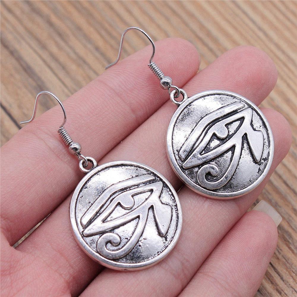 Trendy and Elegant Evil Eye Hand Talisman Amulet Drop Earrings Lucky Graduation Gift for Date Nights