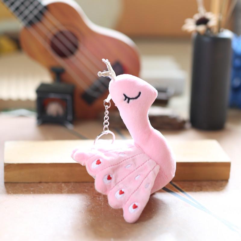 

Милый маленький павлин кулон плюшевая игрушка кукла мультфильм школьный портфель подвесное украшение брелок кукла кукла 12 cm.