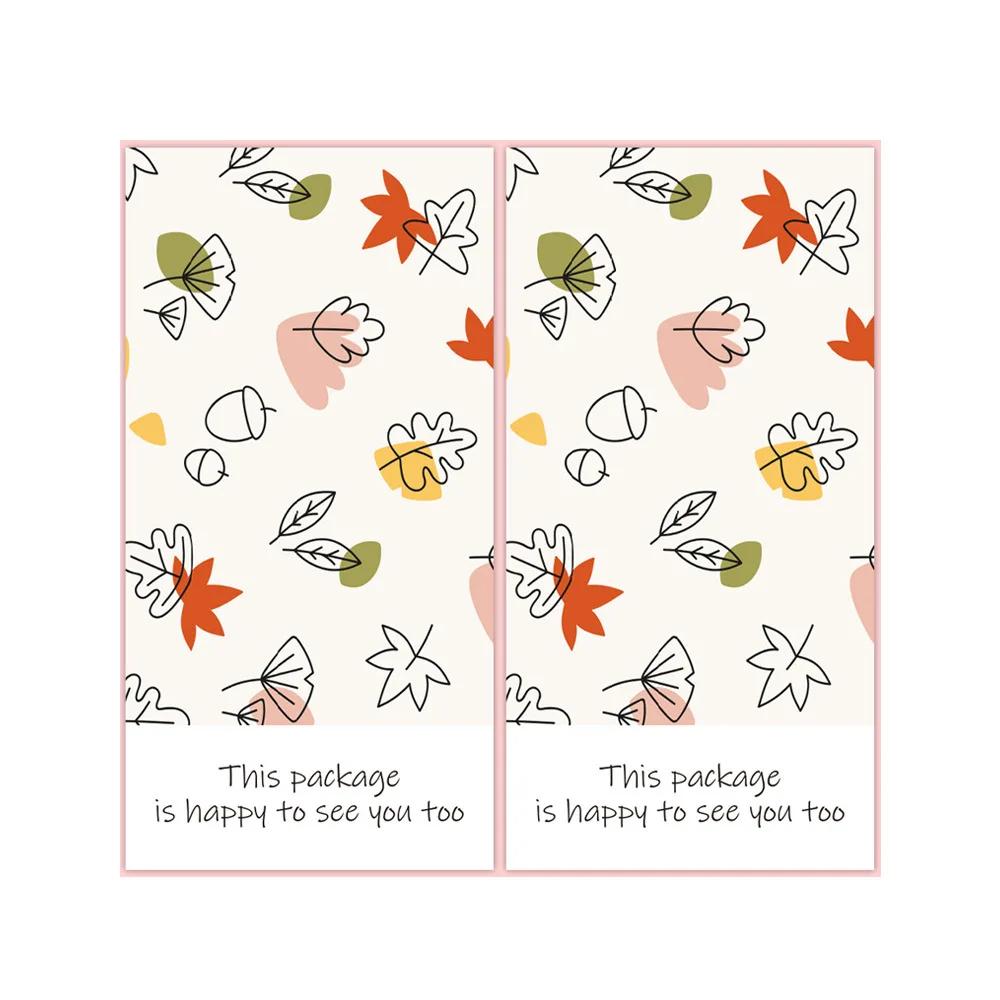50pcs Flower Thank You Stickers Seal Labels For Gift Or Commodity Decor Stickers Small Business Packaging Sealing Stickers