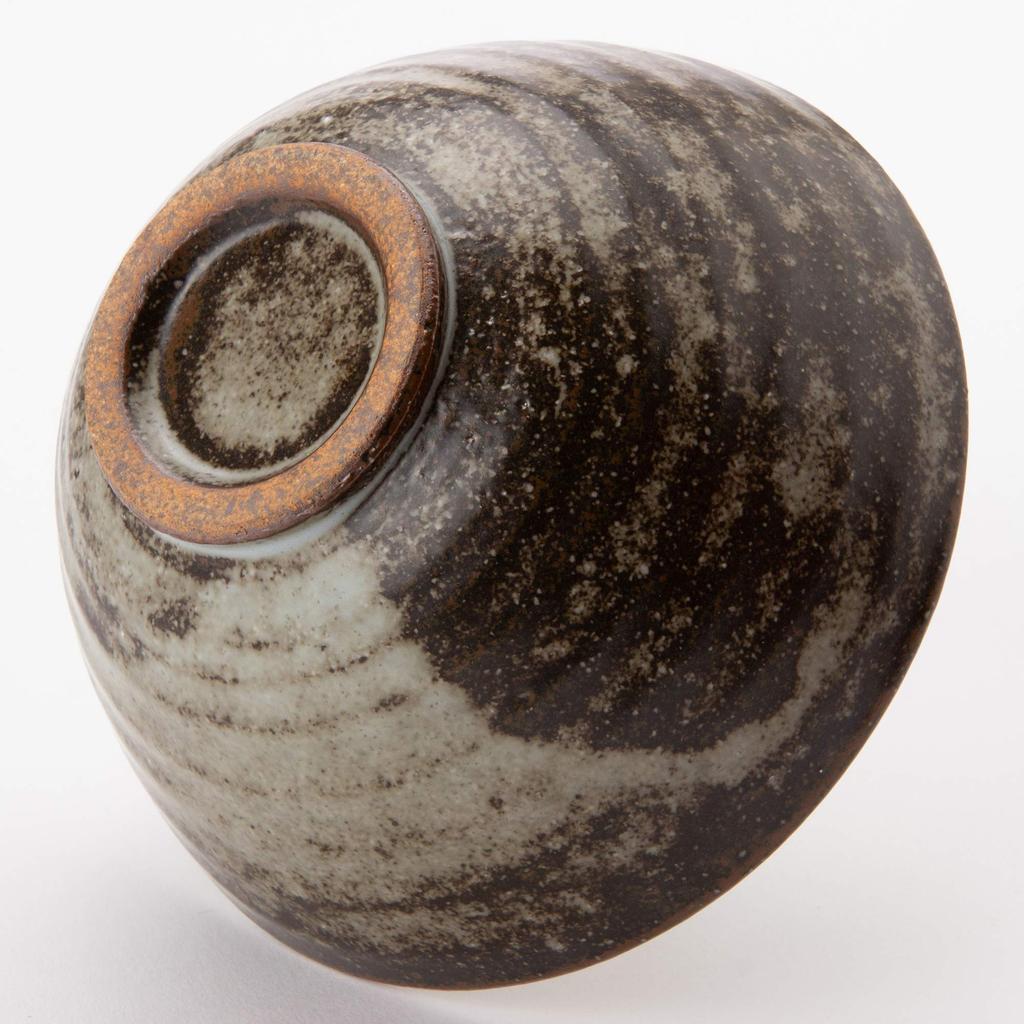 Mino Ware Colored Rice Bowl Ash Glaze K60301