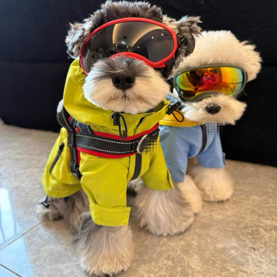 Waterproof Dog Jacket for Schnauzer Bichon Teddy Shiba Inu West Highland Pet Raincoat Dog Clothes for Small Dogs Pet Clothes