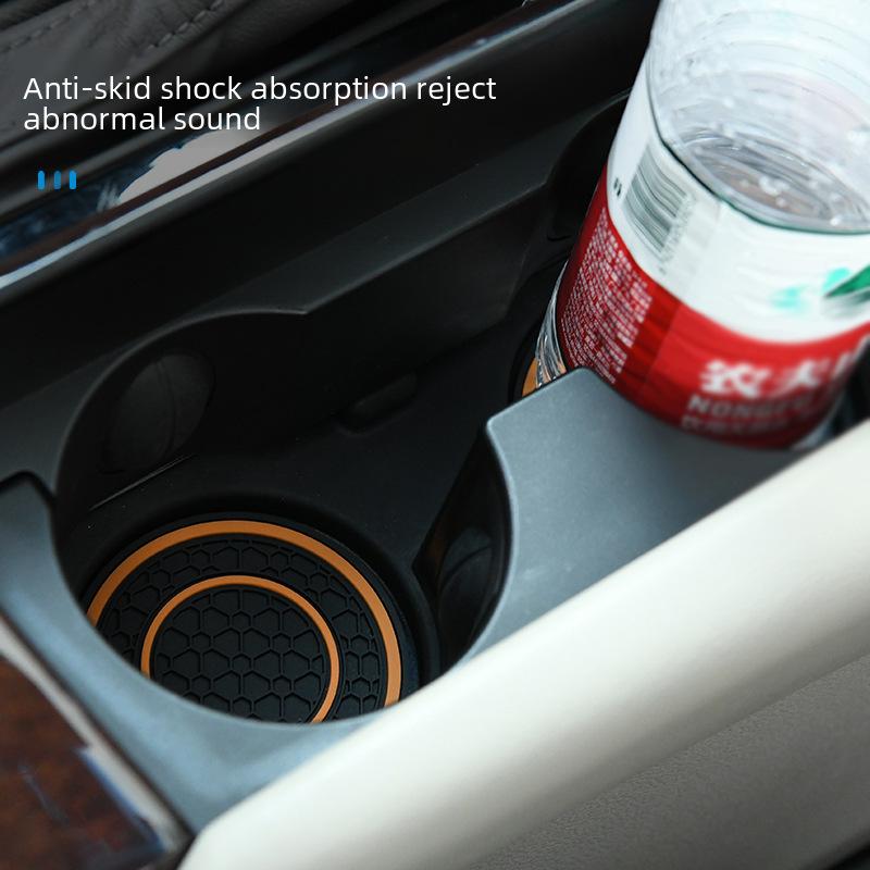 Double Circle Honeycomb Anti-Slip Car Coaster Mats