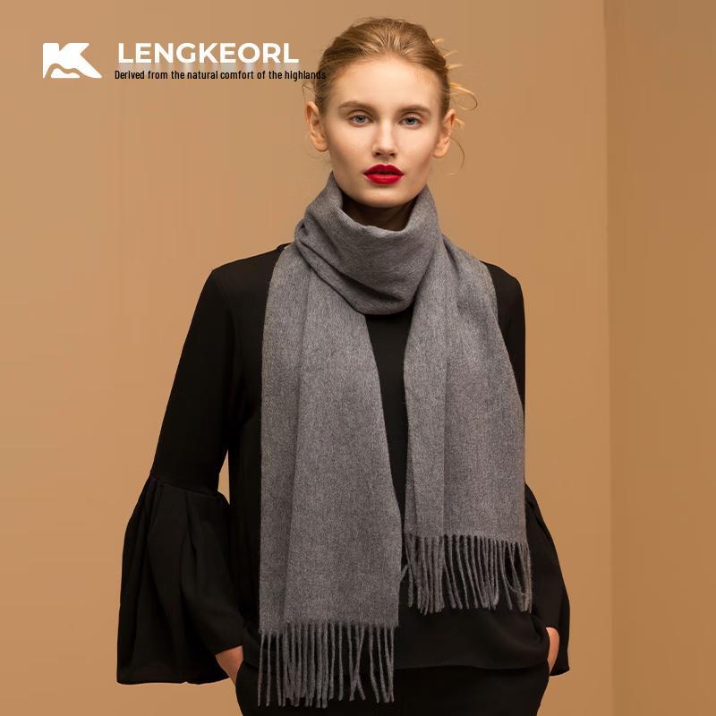 Lingke Women's 100% Wool Autumn/Winter Scarf