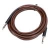 Guitar Cable 6.35mm Male To Male Noise Reduction Flexible Coaxial Instrument Cord for Bass Amplifier Keyboard