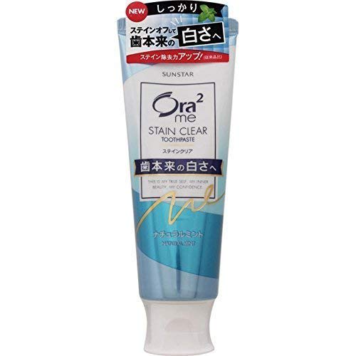 Ora2me Stain Clear Paste Natural Mint 130g X 12 Pieces
