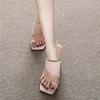 Soft Slipper Women Summer Wear 2025 New Exquisite Senior Sense Set Toe Wedge Beautiful Sandals Sandalias De Mujer