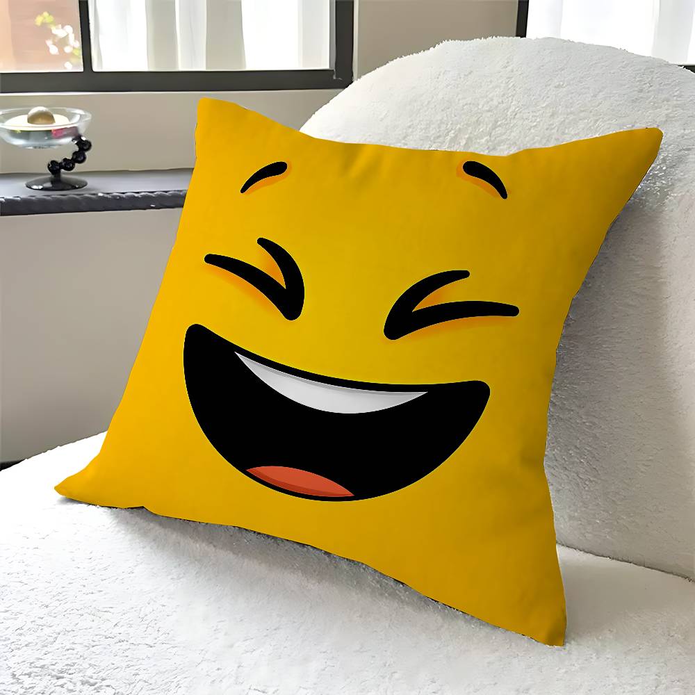 Emoji Personalized Pillow Dust Cover Bedroom Kids Party Decoration Pillowcase Birthday Children Gift
