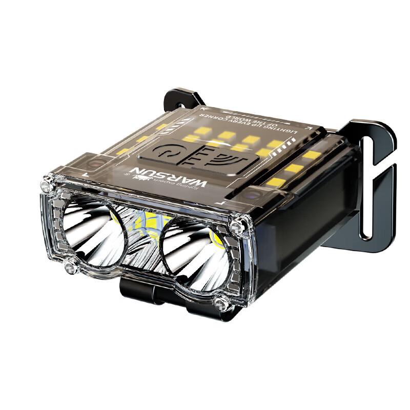 WARSUN Rechargeable Induction Headlamp with Cap Clip
