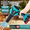 3200W 300000RPM Handheld Turbo Jet Fan Brushless Electric Blower Portable Leaf Dust Blowing and Suction Power Tool