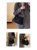 Versatile Suede Pillow Bag - Autumn/Winter 2025 Large Capacity Women's Tote & Crossbody Handbag