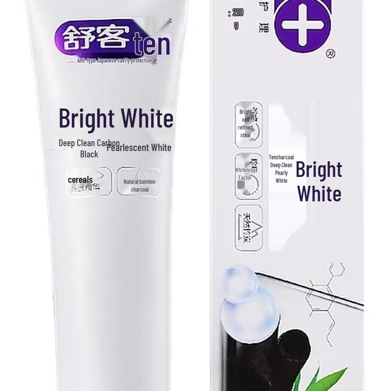 Shuke Bamboo Mint Whitening Toothpaste (4-Pack)