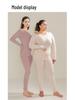 10A Antibacterial Women's Slim Fit Pure Cotton Autumn Innerwear Set - Base Layer, Plus Size