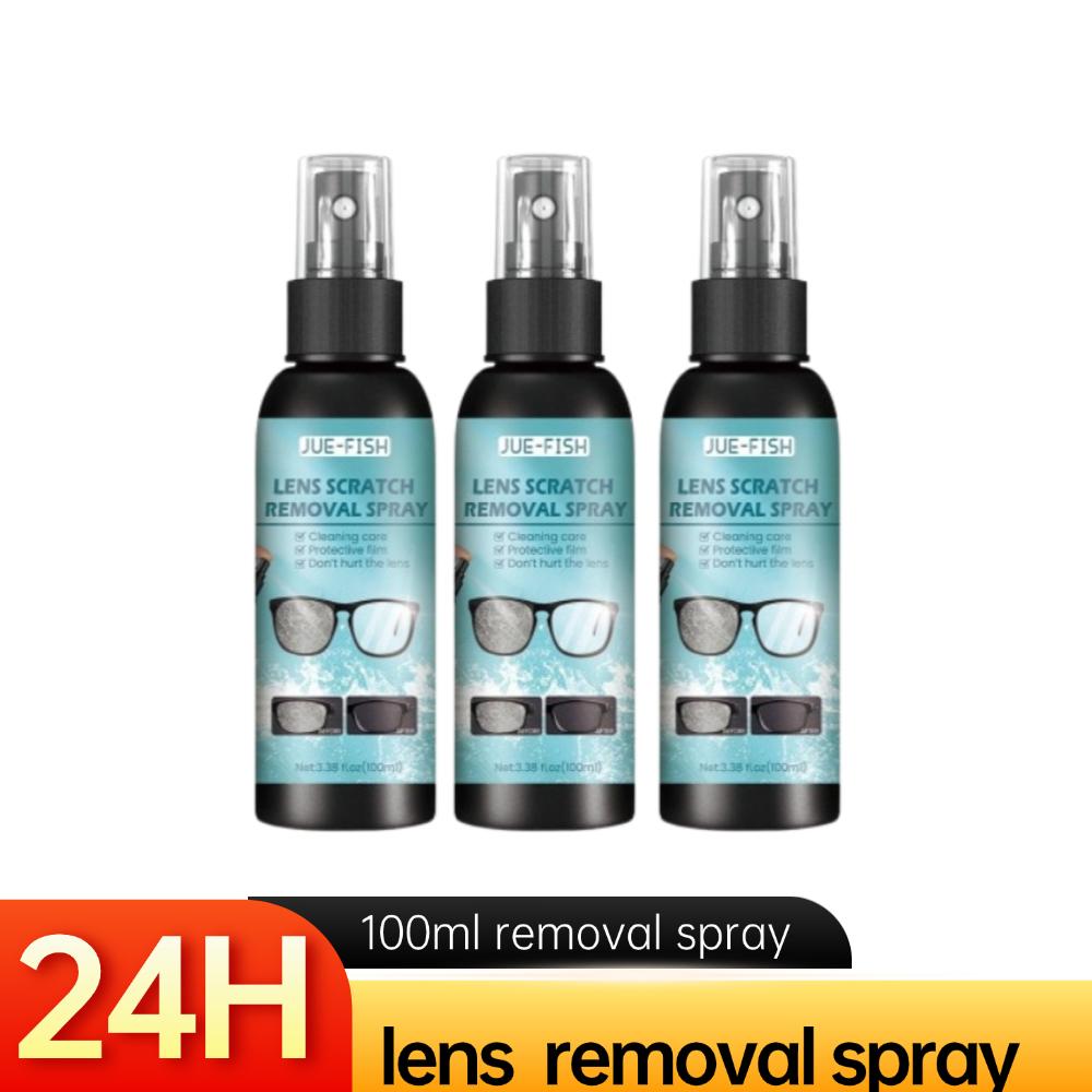 100ML Lens Scratch Removal Spray Phone Screen Helmet Scratch Repair Spray Eyeglass Cleaning Spray Sunglasses Cleaning Solution