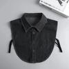 Hollow Lace Chiffon Doll Cotton Fake Collar Blouse Sweater Detachable Shirt Collar False Collar Lapel Women Top Collars Decor