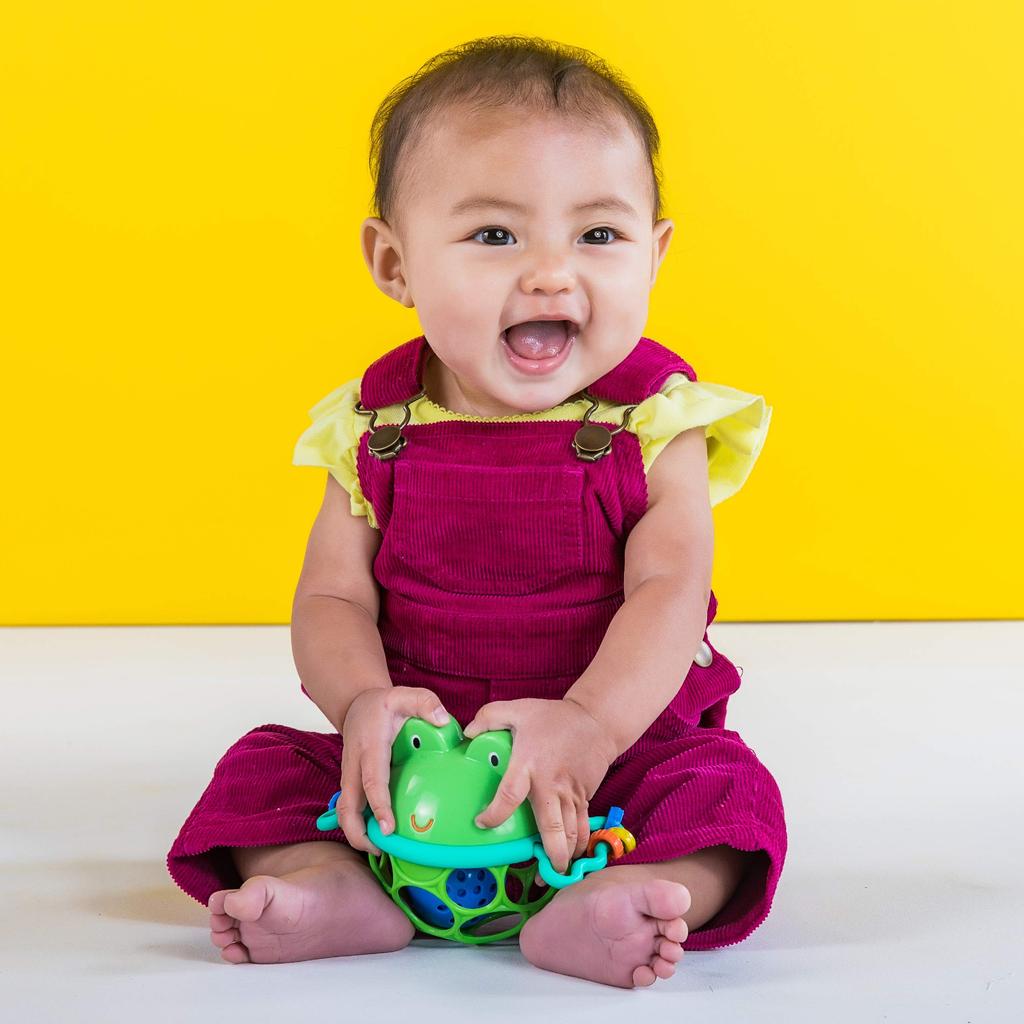 Bright Starts Oball Jingle Shake Pal Months and Stroller Toy Teething Rattle Softball Baby Gift 10063 & [0 Up]