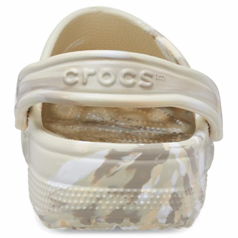 Crocs Classic Marbled Clog Unisex 'Bone & Multi'