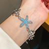 Seestern Tierkettenarmband aus Legierung mit Galvanisierung für modische Frauen
