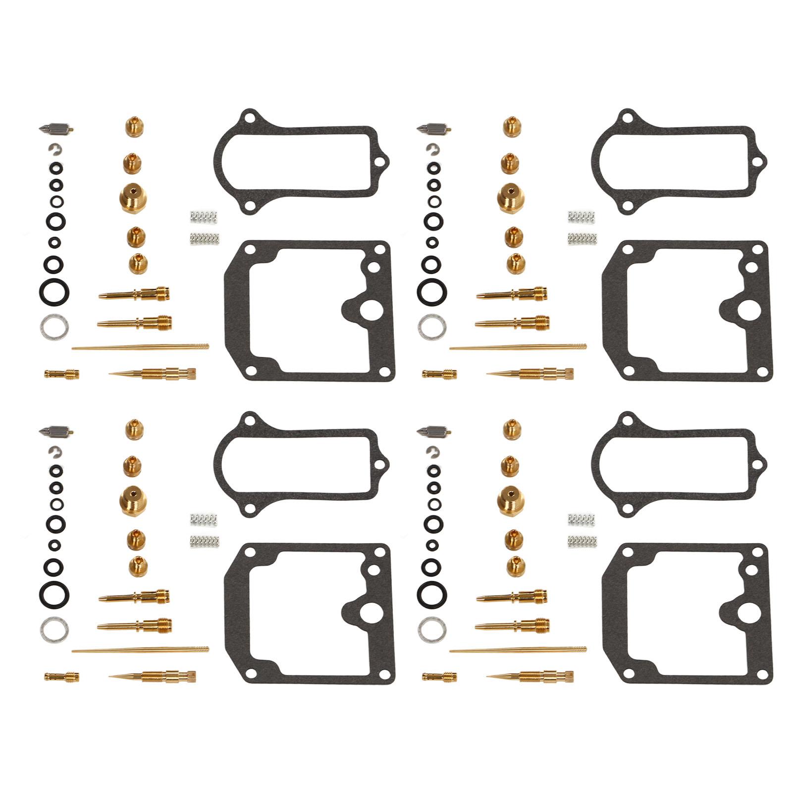 

4 Pcs Motorcycle Carburetor Repair Kit Carb Rebuild Overhaul Set for KZ650B Z650 KZ650C Custom KZ650D SR KZ650