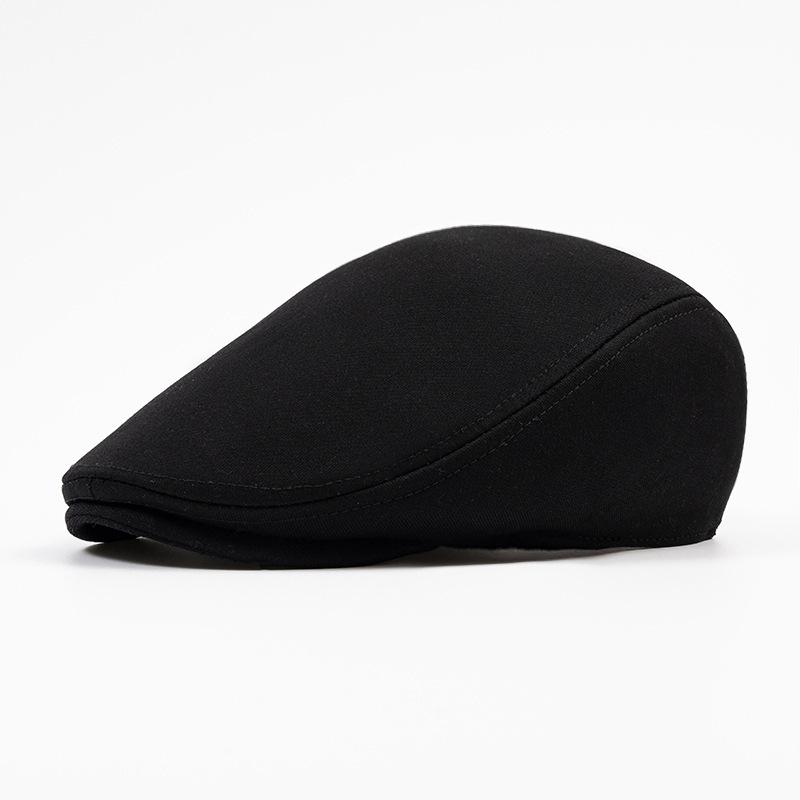 Unisex Large Head Flat Cap - Warm Autumn/Winter Beret Newsboy Cap
