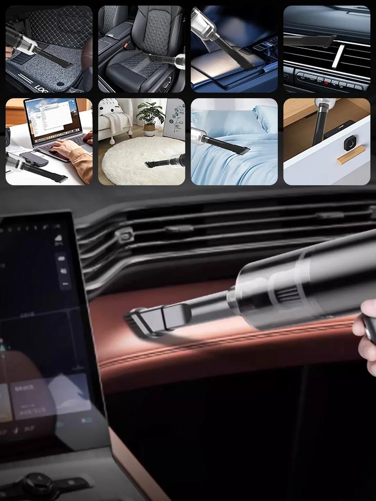 1PC Portable Car Vacuum Cleaner 5500Pa Blowable Cordless Handheld Auto Vacuums Dual Use Mini Vacuum Cleaner For Car Home