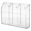 Acrylic Remote Control Holder Clear Universal Remote Control Box MultiPurpose Wall Mount Remote Control Organizer
