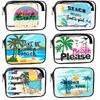 Organize Your Summer 1Pcs Clear PVC Makeup Bag Perfect for Travel Toiletries