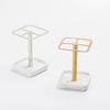 MultiPurpose Toothbrush Holder Toothpaste Rack for Bathroom Countertops In Sleekly Design for Face Cleansers,Trimmers