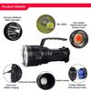 72000 Lumens LED Flashlight XHP50 USB Rechargeable Powerful Portabl Lamp Searchlight Flash Light By