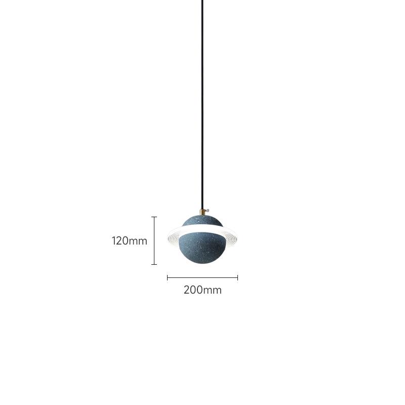 Modern Multicolor Resin Pendant Light for Living Room, Bedroom, or Cafe