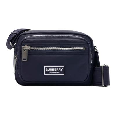 Burberry Polierte Metall-Accessoires Verstellbarer Schultergurt Nylon-Umhängetasche Herren Umhängetasche Marineblau 81112571