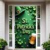 St Patricks Day Backdrop Banner With Beer Mug And Clover Party Event Decoration Photo Booth photography Background Props